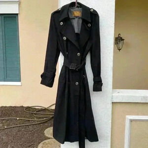 Lena Hoschek coat black 50s winter jacket L